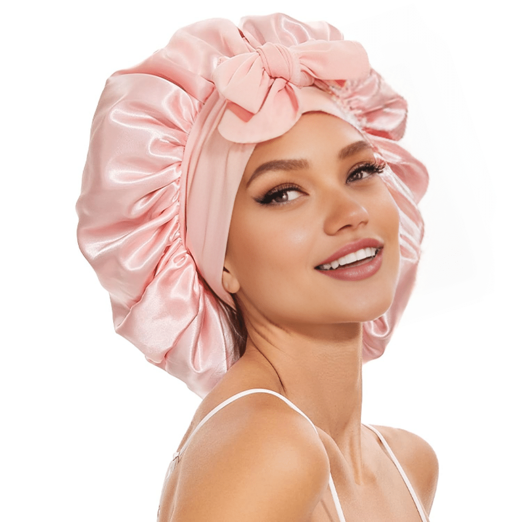 SilkDream slaapmuts - voor zijdezacht en beschermd haar. Nu tijdelijk 1+1 Gratis!