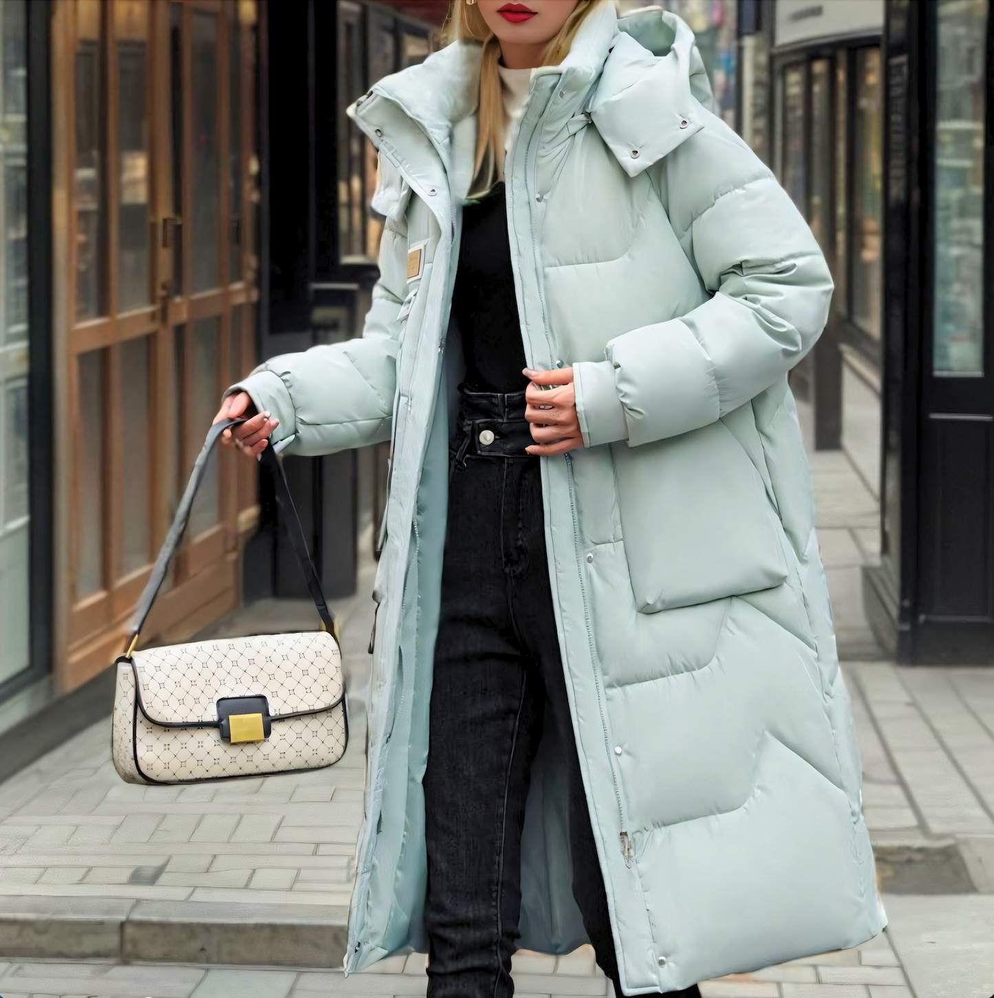 Jade | Lange Pufferjas