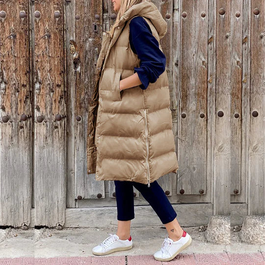 Lena | Mouwloze jas