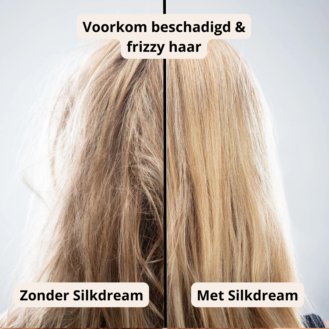 SilkDream slaapmuts - voor zijdezacht en beschermd haar. Nu tijdelijk 1+1 Gratis!