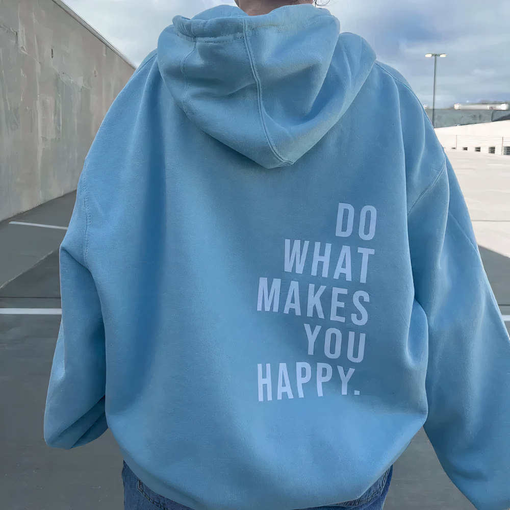 Happy | Printed hoodie