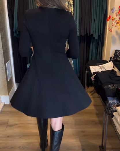 Irene | Effen elegante jurk met ritssluiting