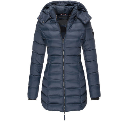 Beau | Donsjas met capuchon en ritssluiting